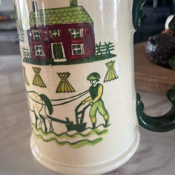 VTG POTTERY POPPY TRAIL BY METLOX PROVINCIAL GRAND COFFEE/TEA MUG/BEER STEIN - Picture 2 of 10